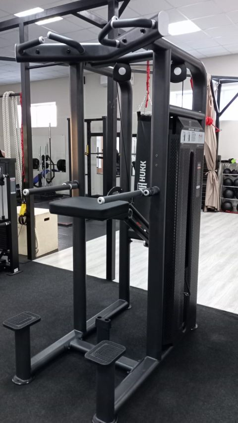 Турник, брусья с противовесом DHZ Fitness