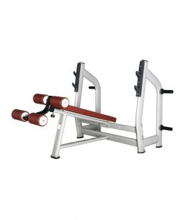 Скамья для жима с отрицательным наклоном Bronze Gym H-024