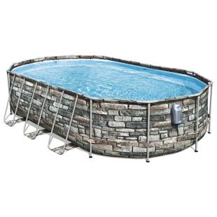 Бассейн каркасный Bestway Power Steel 610 x 366 x 122 см (56719)