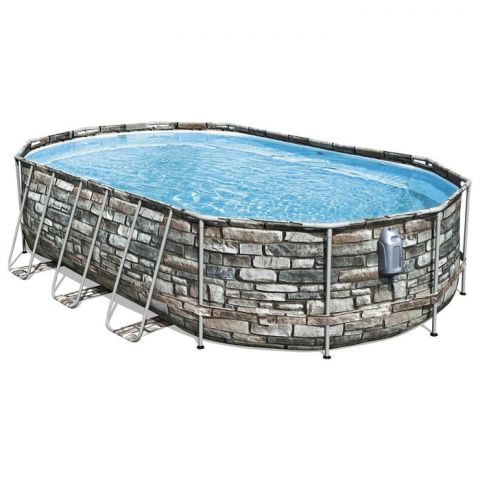Бассейн каркасный Bestway Power Steel 610 x 366 x 122 см (56719)