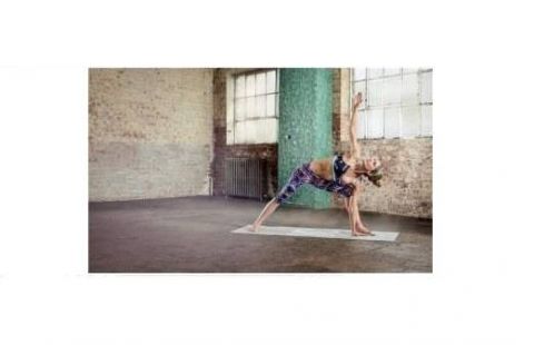 Мат для йоги Reebok YO-GA RAYG-11030YG двухсторонний (4 мм)