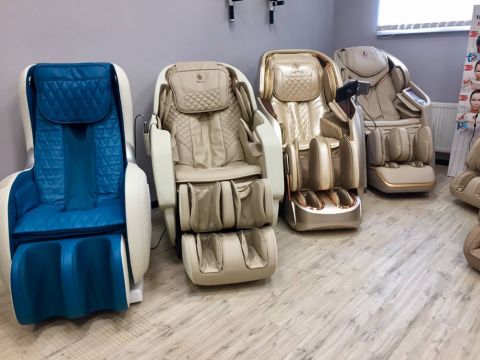 Массажное кресло Jera Orto White+Beige (Витринный экземпляр)