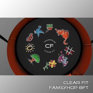 Батут Clear Fit FamilyHop 8Ft