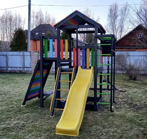 Детская площадка Савушка 4 (BLACK EDITION)