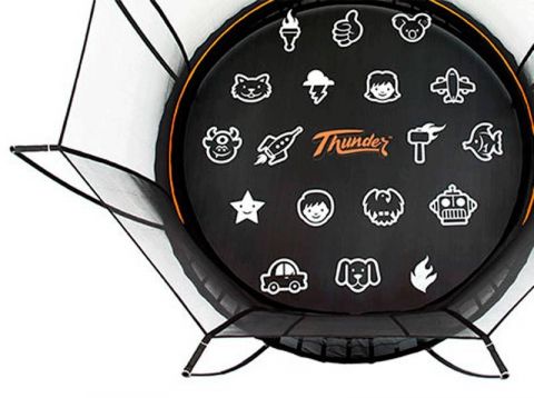 Батут Vuly Thunder M с защитной сеткой