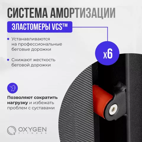 Беговая дорожка домашняя OXYGEN FITNESS M-CONCEPT SPORT (WHITE)