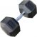 Гантель гексагональная обрезиненная PROFI-FIT 35 кг