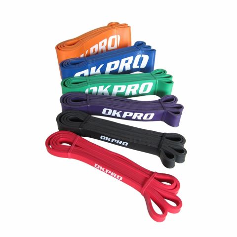 Резиновая петля тренировочная XXL (8,3 см) OKPRO OK1925 оранжевая