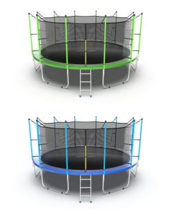 Батут Evo Jump Internal 16ft (Зеленый / Синий)