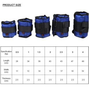 Утяжелители для ног OKPRO OK1718 3 кг