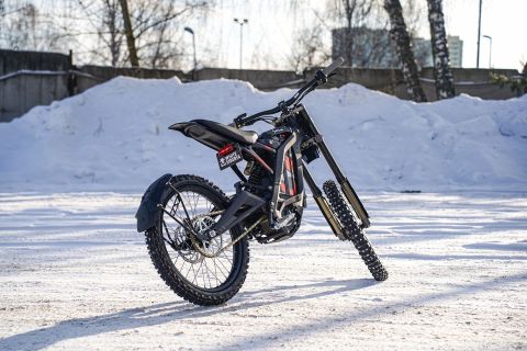 Электромотоцикл WHITE SIBERIA SUR-RON X Light bee black (черный)