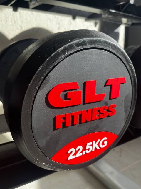 Набор из 20 гантелей GLT обрезиненных 2,5-25 кг (общий вес 275 кг)