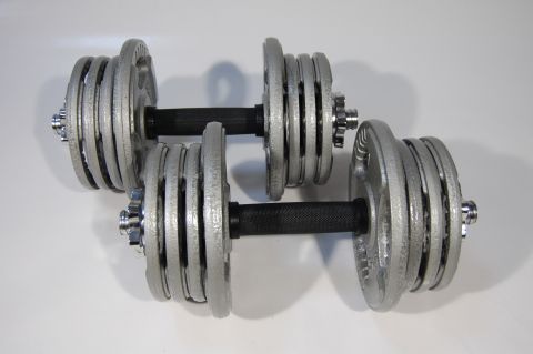 Набор гантелей металлических Хаммертон Atlas Sport 2x14 кг