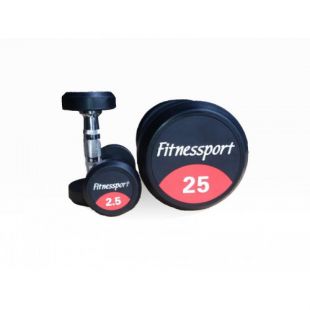 Гантельный ряд FITNESSPORT от 2.5 до 25кг (10 пар)