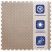 Резиновая плитка Rubber Grain 9 мм 500*500 мм