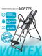 Инверсионный стол Vortex серо-серебристый с подушкой