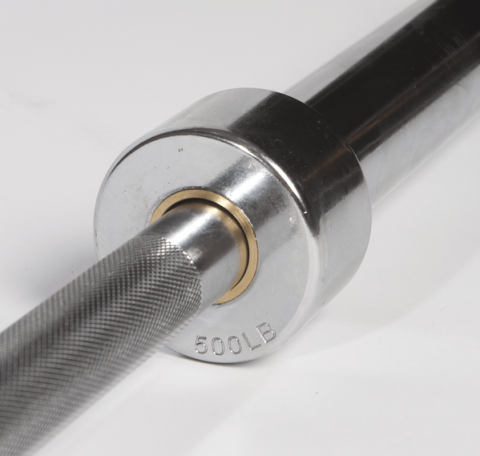 Гриф олимпийский Original Fit.Tools FT-OB-1000LBS прямой 86", до 453 кг, с упорными подшипниками