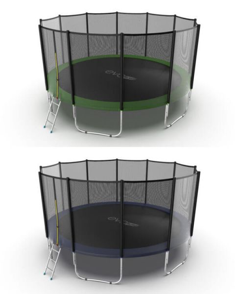 Батут Evo Jump External 16ft (Зеленый / Синий)