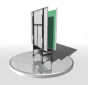 Теннисный стол всепогодный Wips Roller Outdoor Composite Green